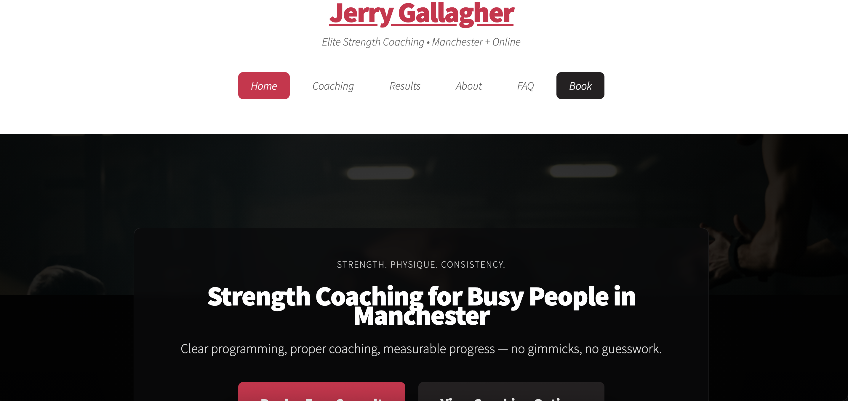 JerryGstrength website preview